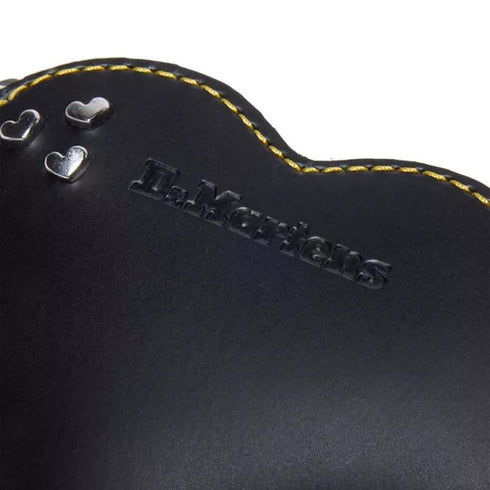 Dr Martens Heart Purse Keyring Black Kiev Leather Bag Charm